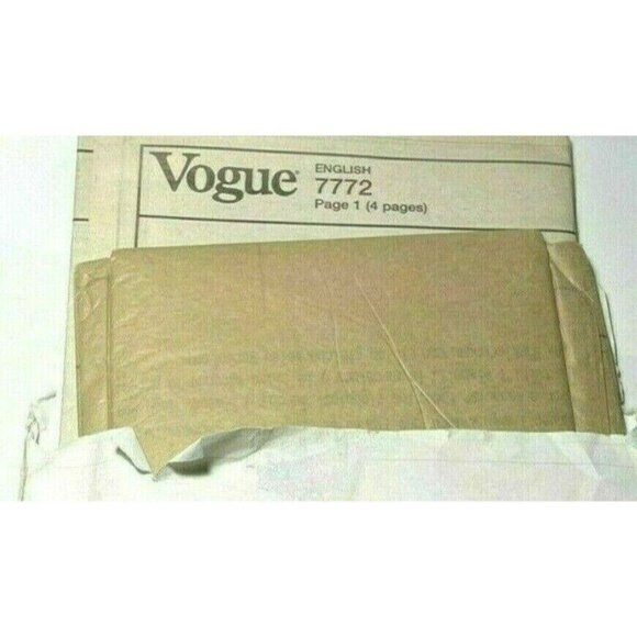 Sewing Pattern Vogue Woman  7772 Misses Jacket Skirt Pants Plus Sizes 20-24 U/C - Picture 4 of 6